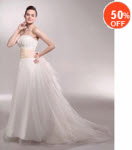 Lightinthebox Limited-time Offer: 50% Off A-line Strapless Elegant Wedding Dresses