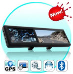 ChinaVasion Top Deal: Bluetooth Rearview Mirrors with Built-in GPS at $101.55 Only