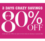 Milanoo 3-Day Crazy Sale: Up to 80% Off A Selection of Fashion Products