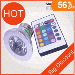 56% OFF 3W E27 110V – 230V Remote Control16 Color Spot RGB LED Bulb lamp at AliExpress.com