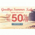 Up To 50% Off Goodbye Summer Sale at Milanoo.com